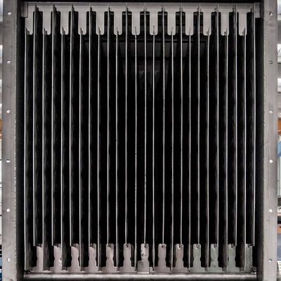 อุณหภูมิสูง Bulk Solid Plate Heat Exchanger ขนาดอนุภาคที่กว้าง
