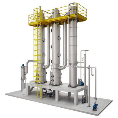 โมดูลาริติกัลหล่นฟิล์ม Evaporator การตอบสนองรวดเร็ว PLC ฟิล์มประเภท Evaporator
